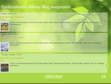 Tablet Screenshot of environmentalsciblog.blogspot.com