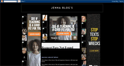 Desktop Screenshot of jennajamesonblogs.blogspot.com