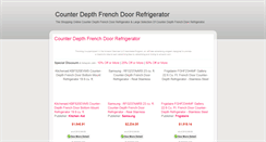 Desktop Screenshot of counterdepthfrenchdoorrefrigeratorz.blogspot.com