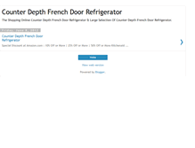 Tablet Screenshot of counterdepthfrenchdoorrefrigeratorz.blogspot.com