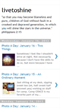 Mobile Screenshot of livetoshine.blogspot.com