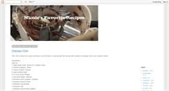 Desktop Screenshot of nicolesfavoriterecipes.blogspot.com