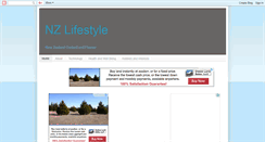 Desktop Screenshot of nzlifestyle.blogspot.com