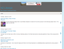 Tablet Screenshot of nzlifestyle.blogspot.com