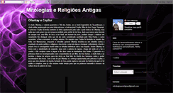 Desktop Screenshot of mitologiasereligioes.blogspot.com