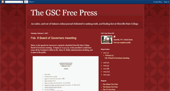 Desktop Screenshot of gscfreepress.blogspot.com