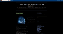 Desktop Screenshot of enelartedeperderteyoheganado.blogspot.com