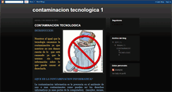 Desktop Screenshot of contaminaciontecnologica1-joselyne.blogspot.com