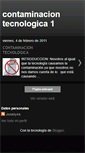 Mobile Screenshot of contaminaciontecnologica1-joselyne.blogspot.com