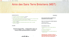 Desktop Screenshot of amisdessansterre.blogspot.com