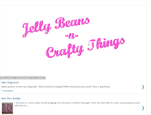 Tablet Screenshot of jellybeanscraftythings.blogspot.com