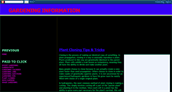 Desktop Screenshot of gardening-info4u.blogspot.com