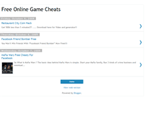 Tablet Screenshot of free-online-game-cheats.blogspot.com