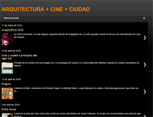 Tablet Screenshot of cinearquitecturaciudad.blogspot.com