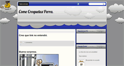 Desktop Screenshot of comecroquetasperra.blogspot.com