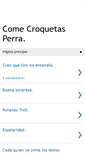 Mobile Screenshot of comecroquetasperra.blogspot.com