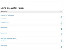 Tablet Screenshot of comecroquetasperra.blogspot.com