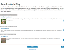 Tablet Screenshot of janeiredale.blogspot.com
