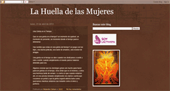 Desktop Screenshot of lahuelladelasmujeres.blogspot.com