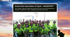 Desktop Screenshot of activekidsassociation.blogspot.com