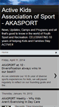 Mobile Screenshot of activekidsassociation.blogspot.com