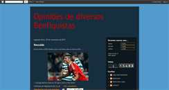 Desktop Screenshot of benficapaixaoegloria.blogspot.com