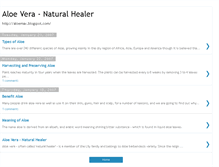Tablet Screenshot of aloemax.blogspot.com