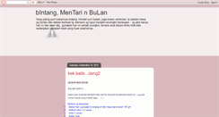 Desktop Screenshot of bintangmentarinbulan.blogspot.com
