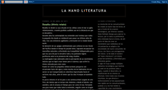 Desktop Screenshot of lananoliteratura.blogspot.com