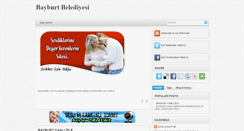 Desktop Screenshot of bayburtbelediyesi.blogspot.com