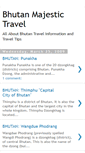 Mobile Screenshot of bhutanmajestictravel.blogspot.com