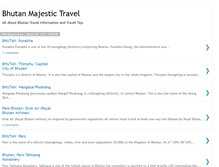 Tablet Screenshot of bhutanmajestictravel.blogspot.com