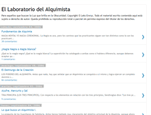 Tablet Screenshot of alchemistslaboratory.blogspot.com