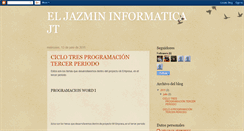 Desktop Screenshot of eljazmininformaticajt.blogspot.com