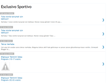 Tablet Screenshot of esclusivosportivo.blogspot.com