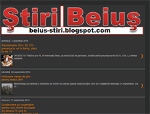 Tablet Screenshot of beius-stiri.blogspot.com