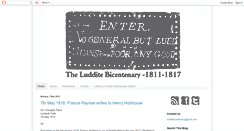Desktop Screenshot of ludditebicentenary.blogspot.com