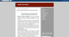 Desktop Screenshot of desdehermosillo.blogspot.com