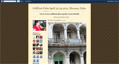 Desktop Screenshot of celtfestcuba.blogspot.com
