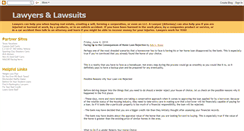 Desktop Screenshot of lawyers-lawsuits.blogspot.com