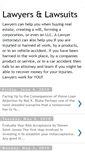 Mobile Screenshot of lawyers-lawsuits.blogspot.com