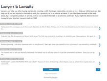 Tablet Screenshot of lawyers-lawsuits.blogspot.com