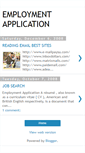 Mobile Screenshot of employmentapplication.blogspot.com