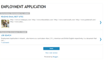 Tablet Screenshot of employmentapplication.blogspot.com