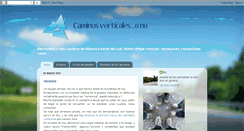 Desktop Screenshot of caminosverticales.blogspot.com