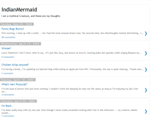 Tablet Screenshot of indianmermaid.blogspot.com