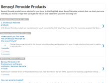 Tablet Screenshot of benzoylperoxide.blogspot.com