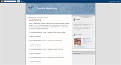 Desktop Screenshot of guerillamarketing.blogspot.com