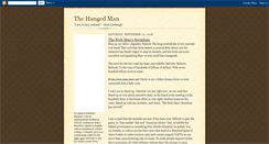 Desktop Screenshot of hangedmanblog.blogspot.com
