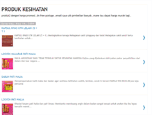 Tablet Screenshot of amaninakesihatan.blogspot.com